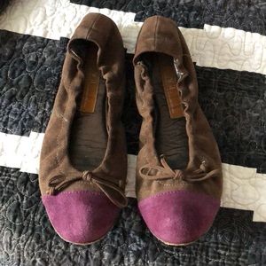 AGL suede flats size 37